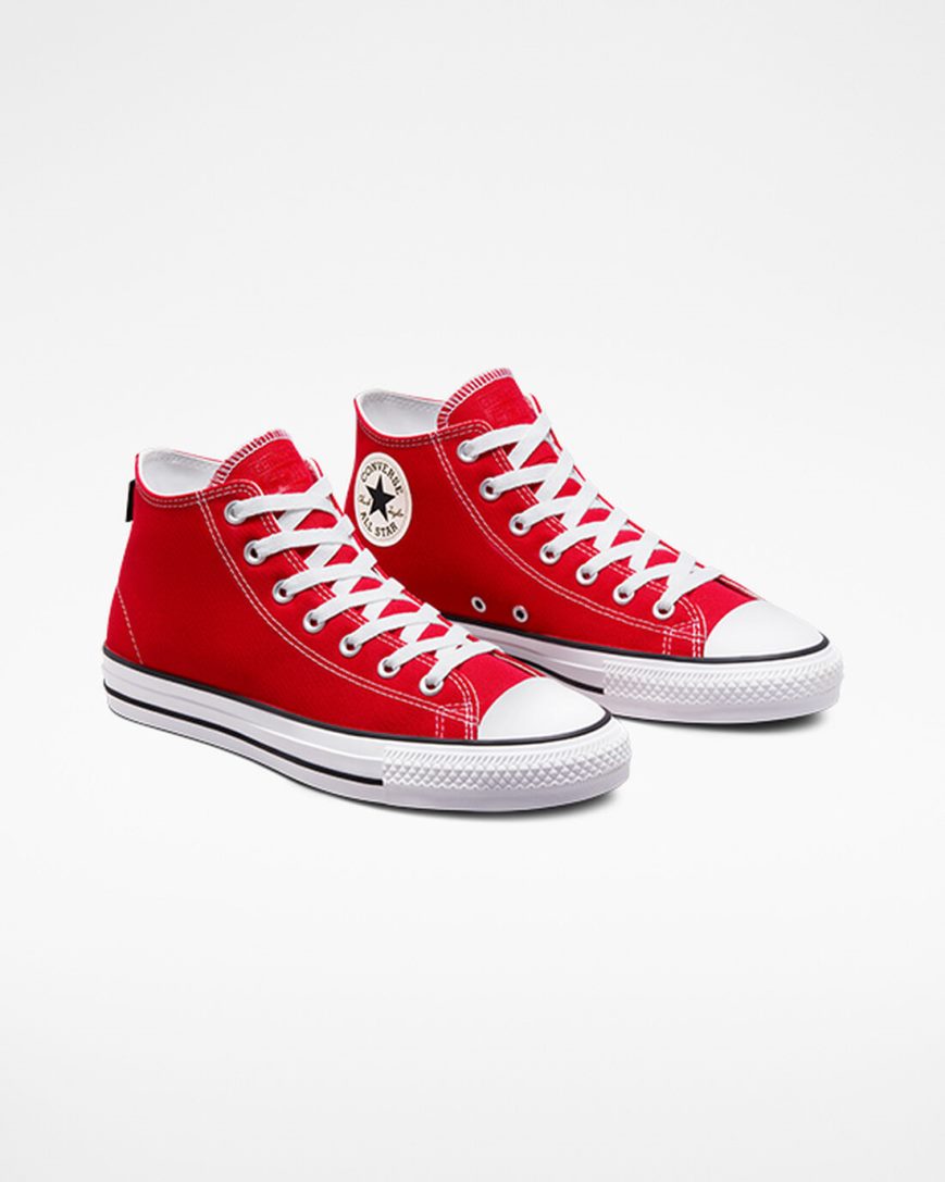 Zapatillas Skate Converse CONS Chuck Taylor All Star Pro Mujer Rojas Blancas Negras | PE 047W82